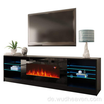 LED-Fernseher mit elektrischem Kamin